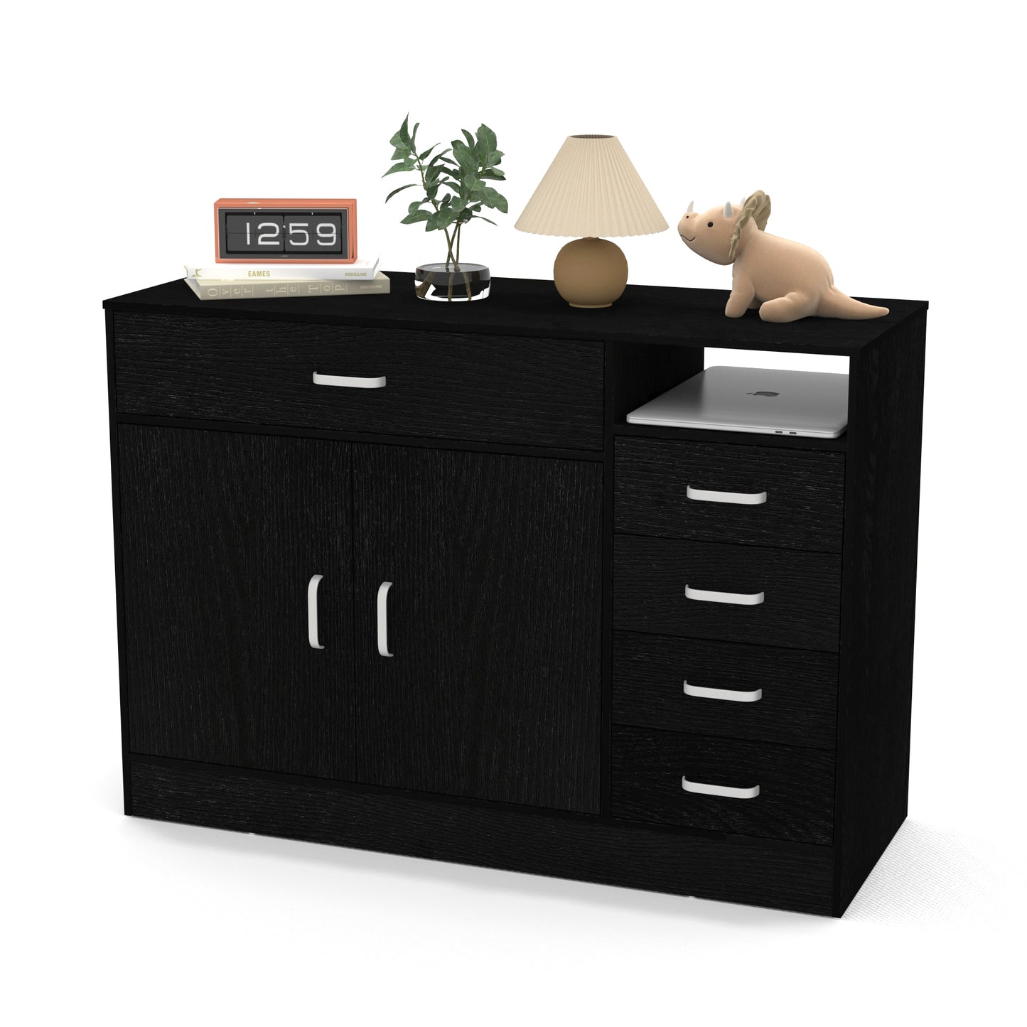 Wooden File Storage Cabinets,Black