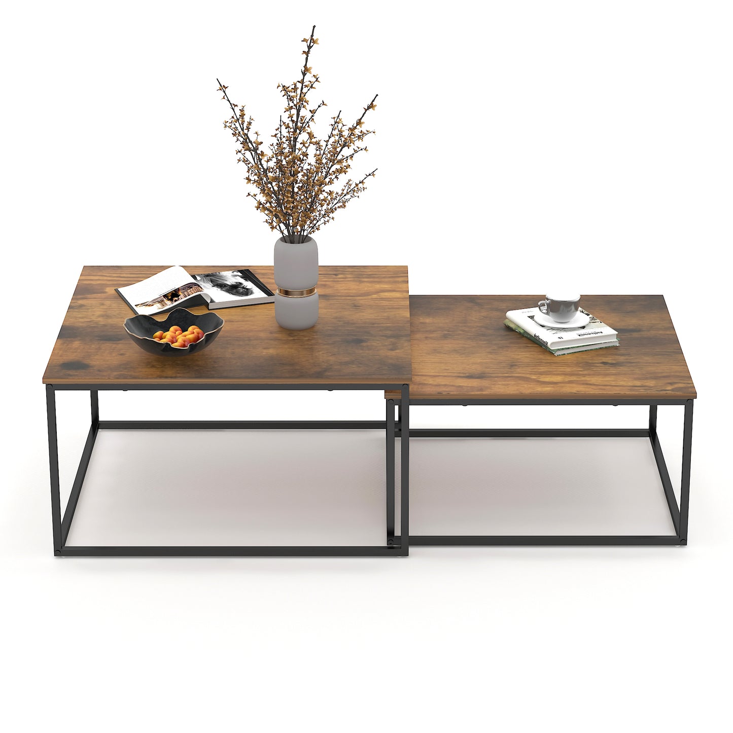 Coffee Table Set,Brown