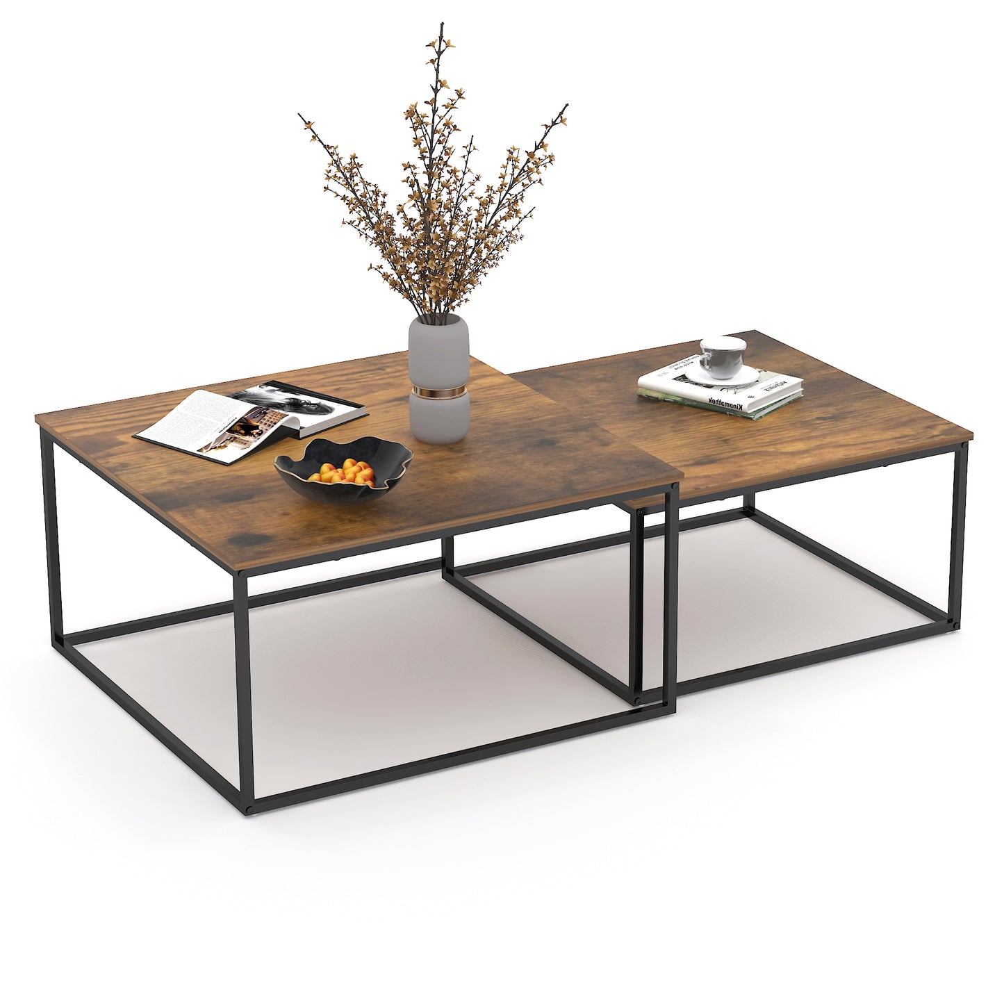 Coffee Table Set,Brown