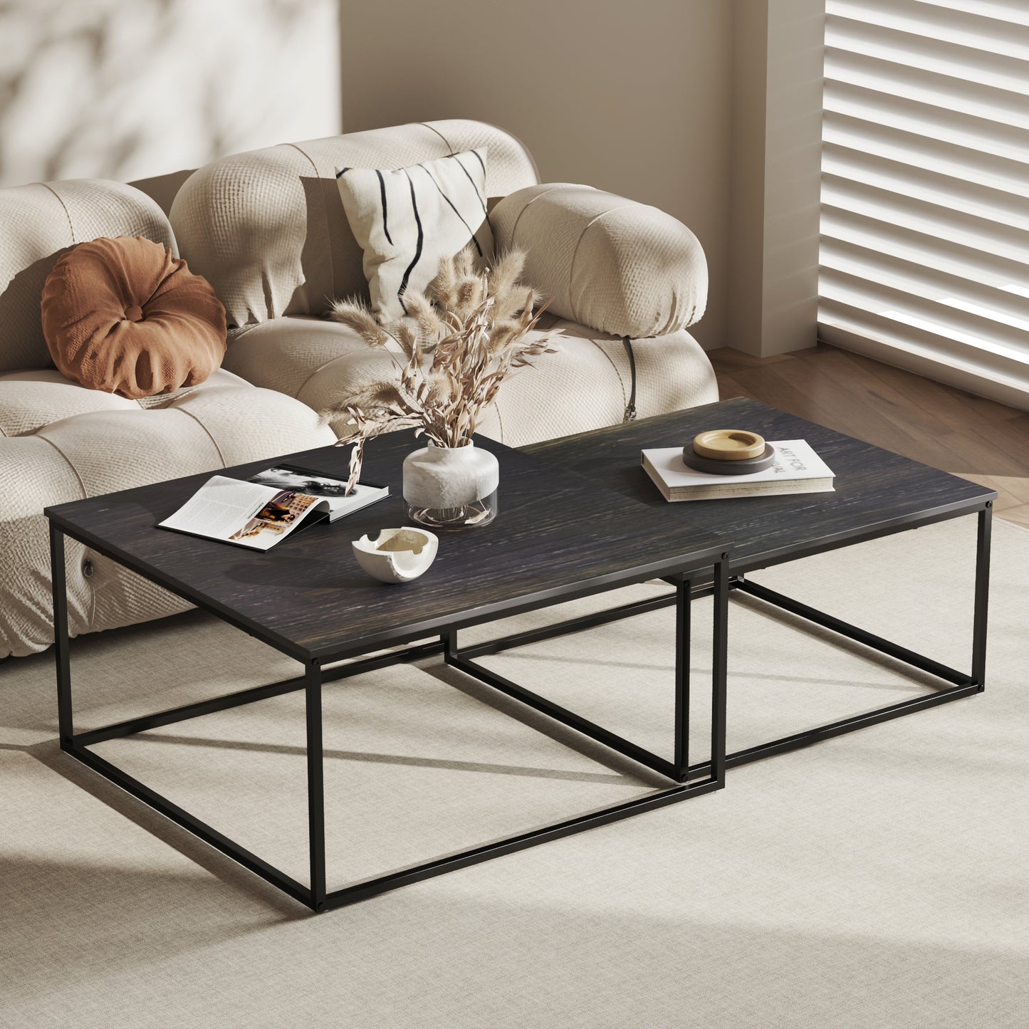 Coffee Table Set,Black