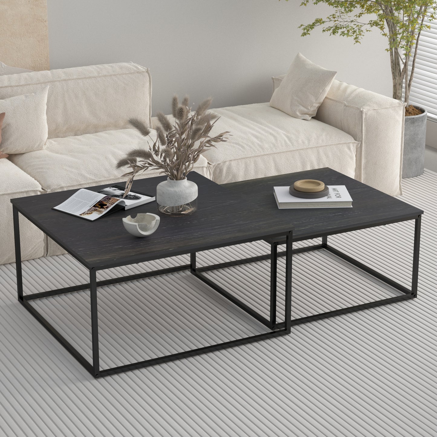 Coffee Table Set,Black