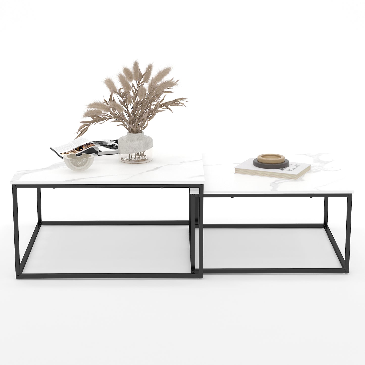 Coffee Table Set,White