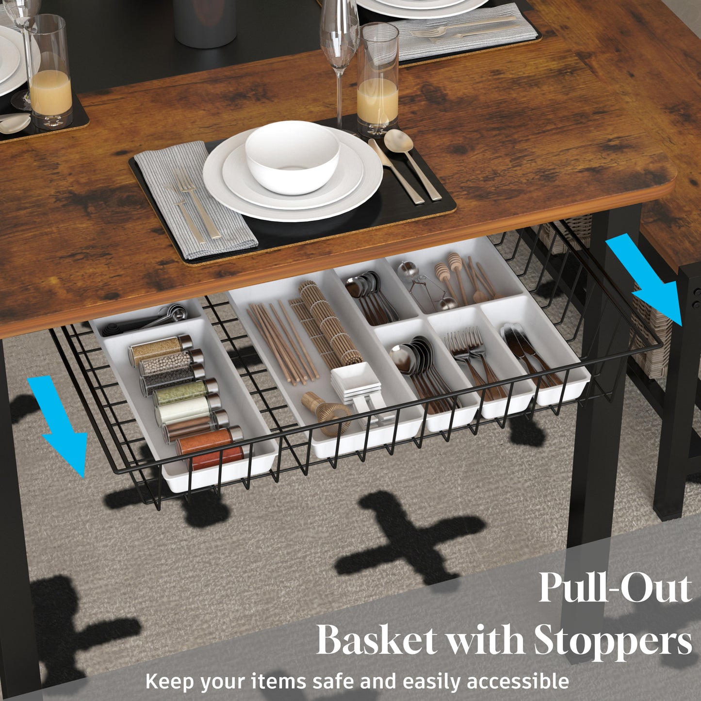 Dining Table Set for 4-6 People