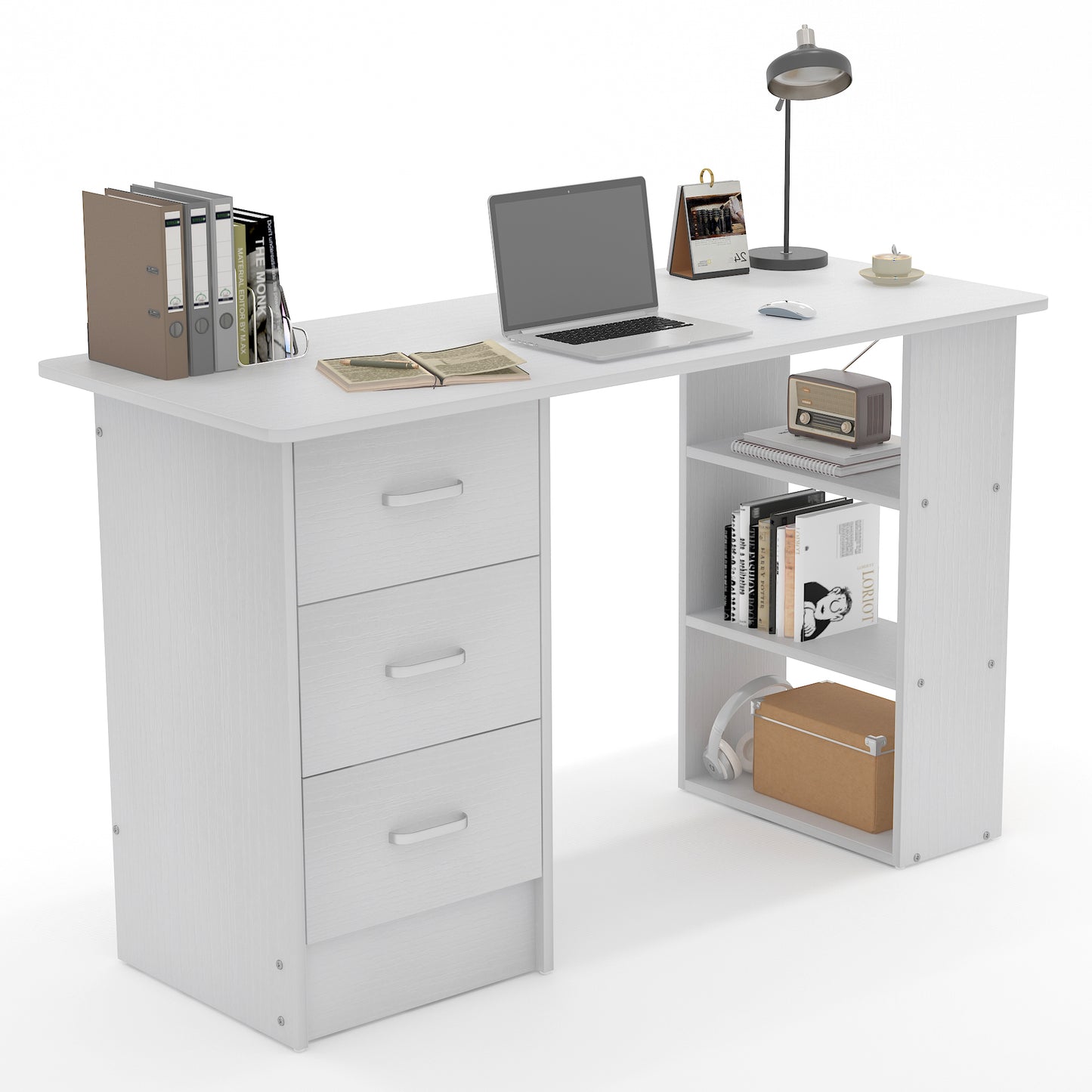 Writing Desk for Home Office,White