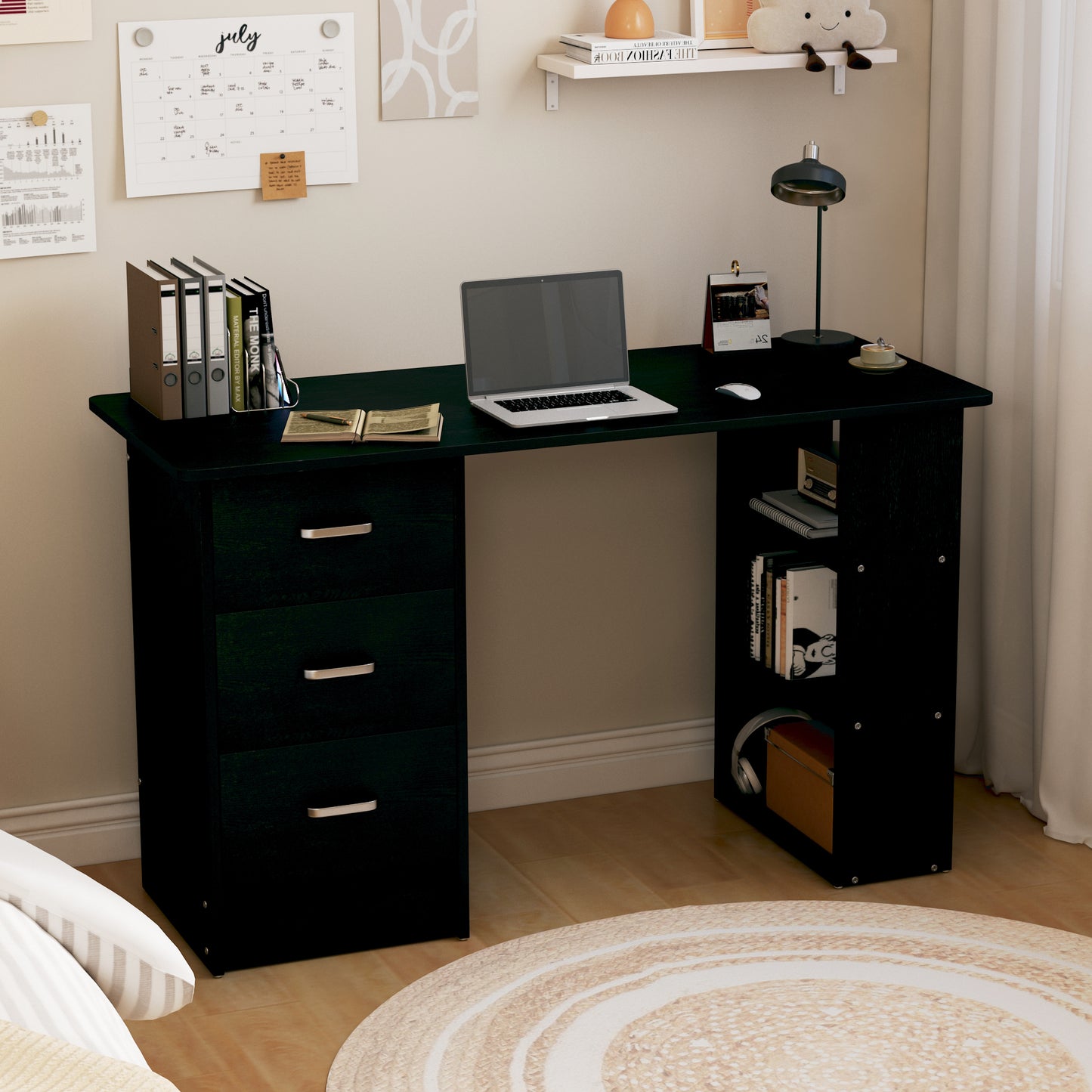 Writing Desk for Home Office,Black