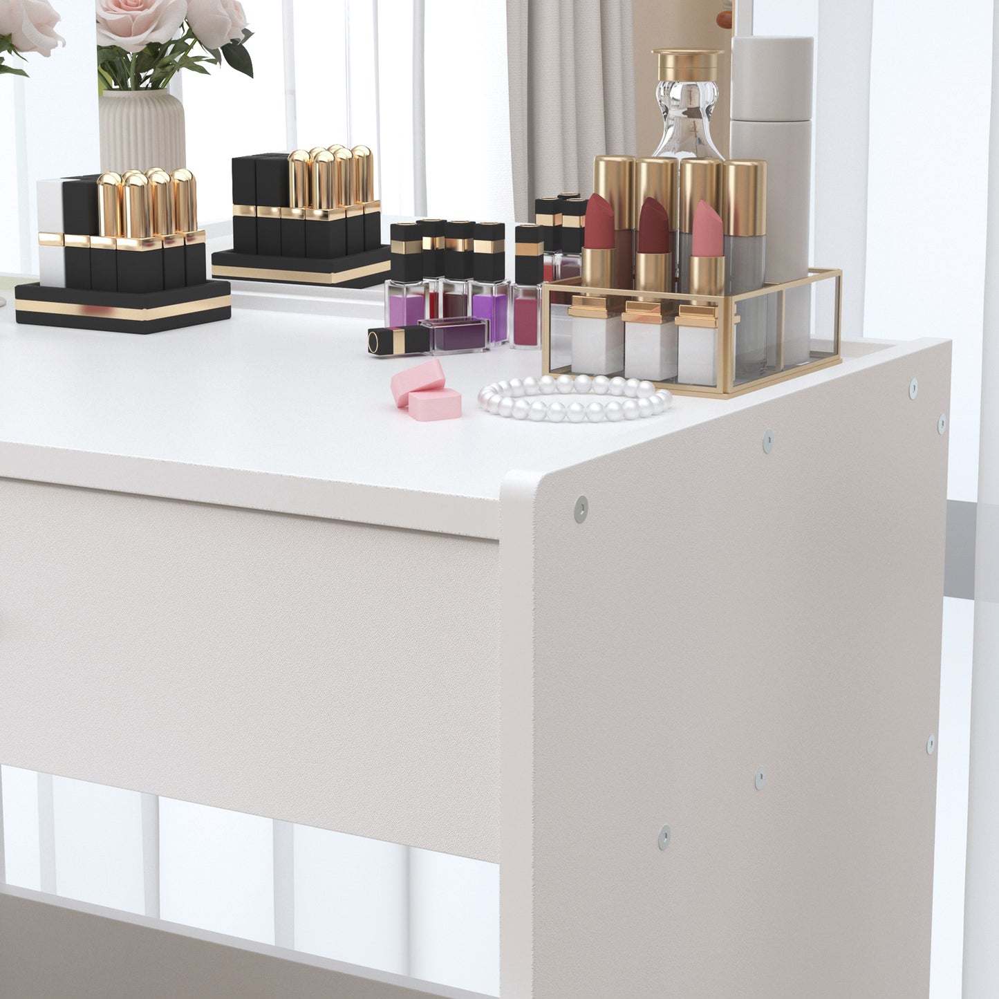 Vanity Desk with Mirror