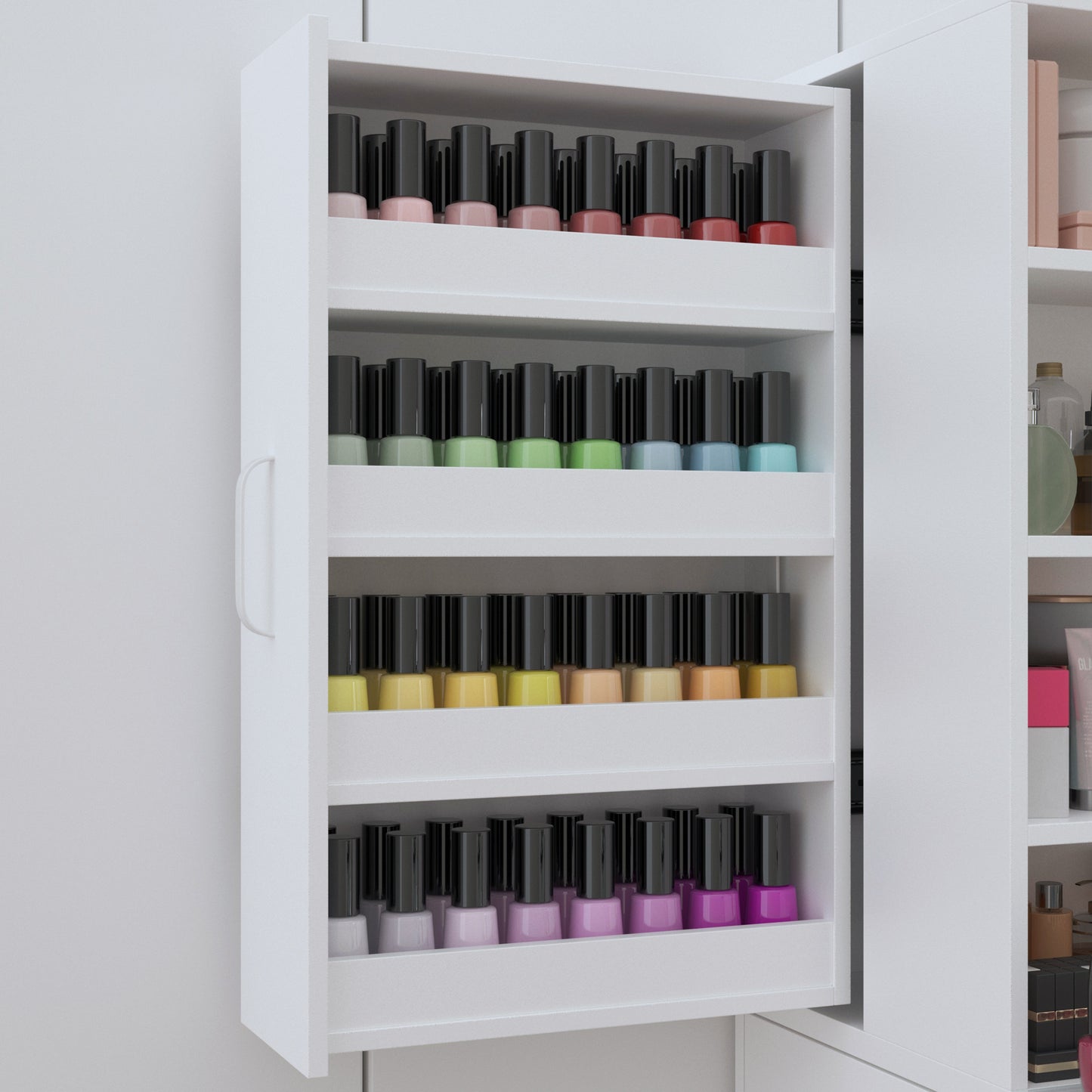 Manicure Table with Power Outlets