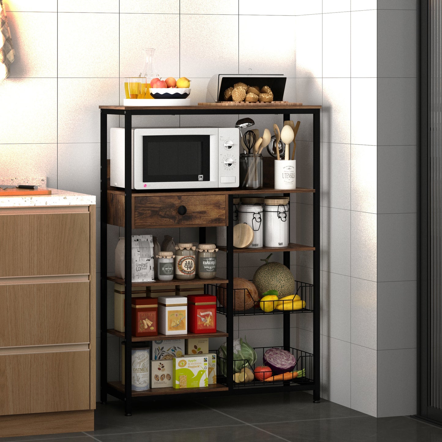 5-Tier Kitchen Bakers Rack