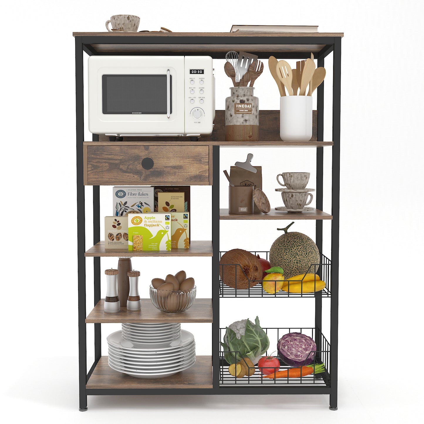 5-Tier Kitchen Bakers Rack