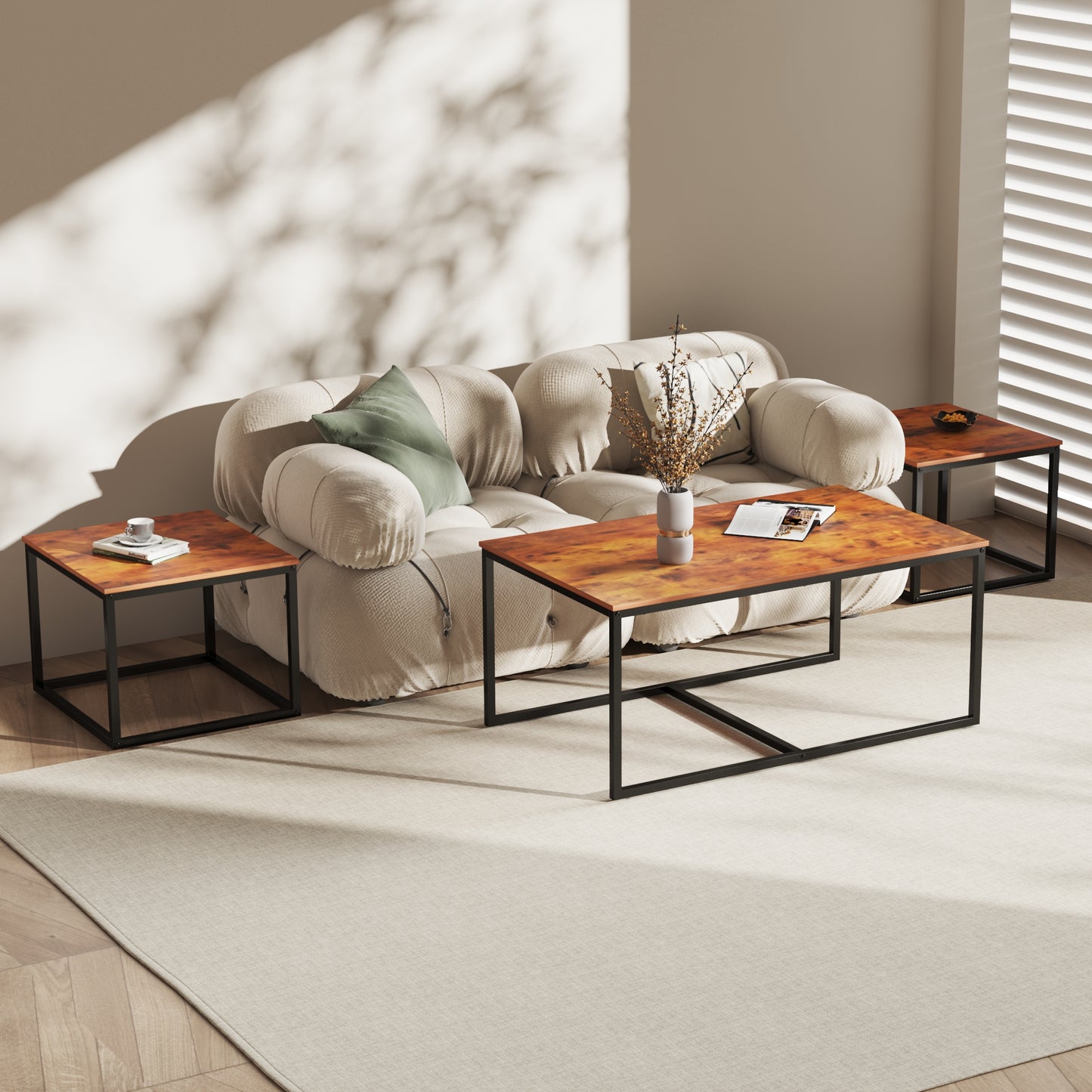 3 Pieces Nesting Coffee Tables