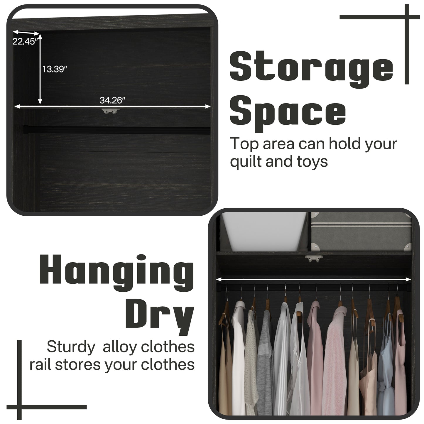 Large Armoire Wardrobe Closet