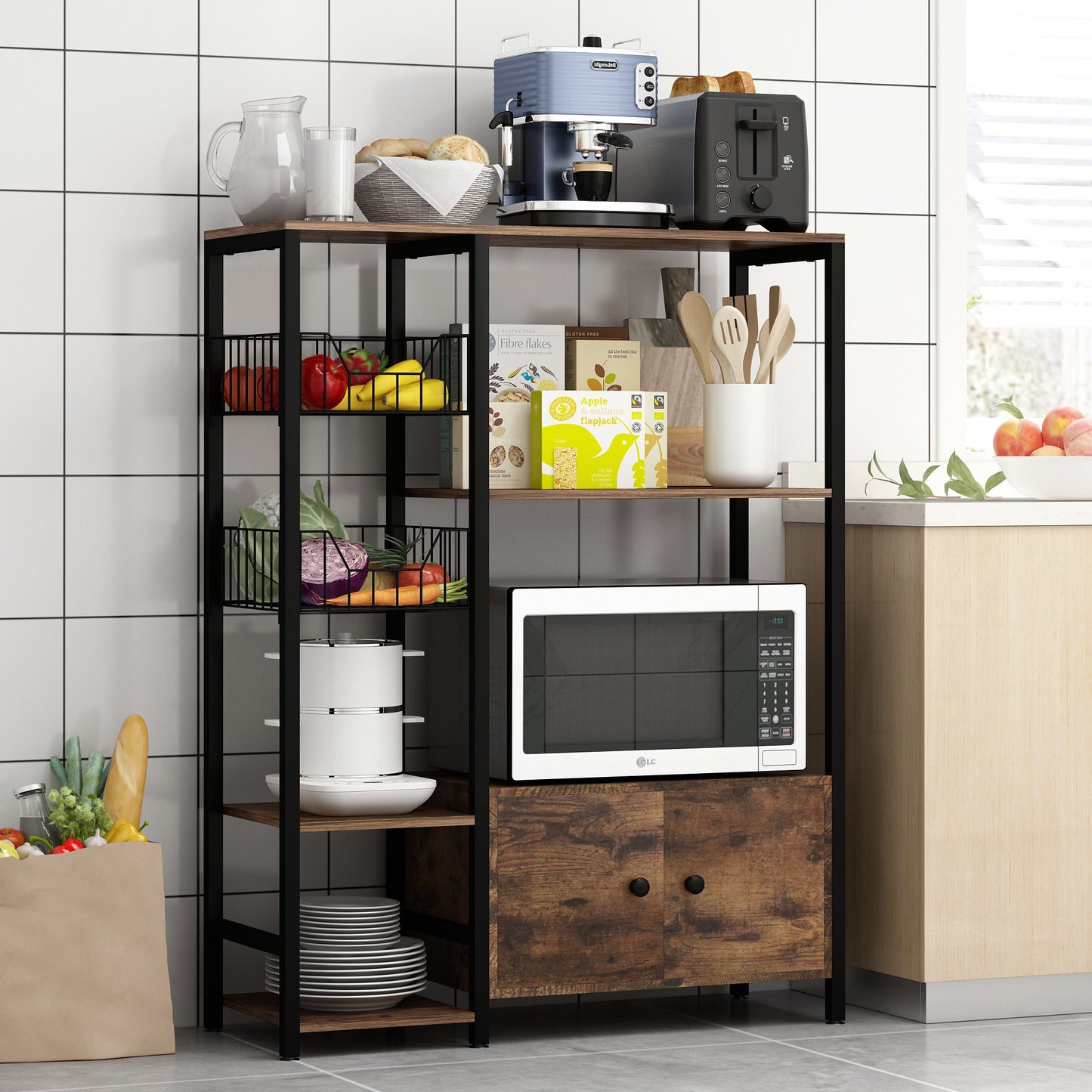 5-Tier Kitchen Bakers Rack