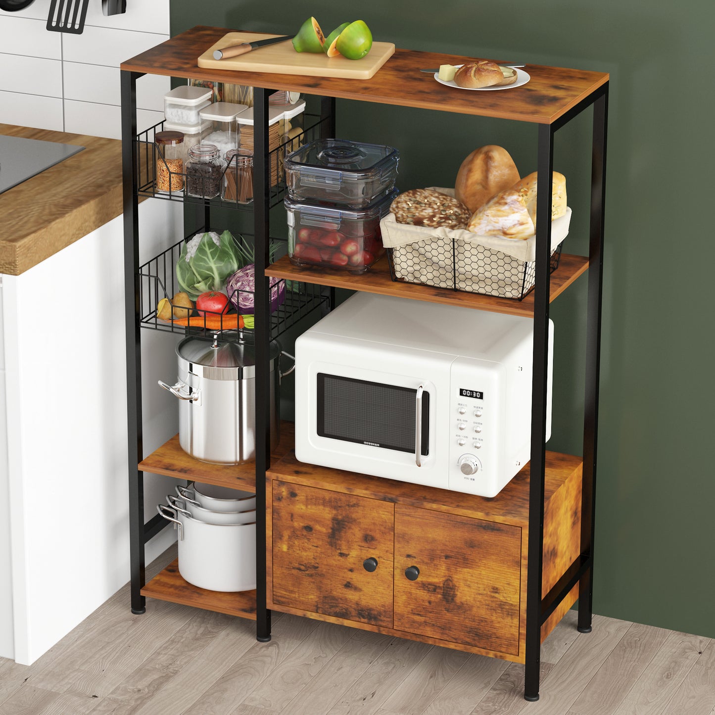 5-Tier Kitchen Bakers Rack