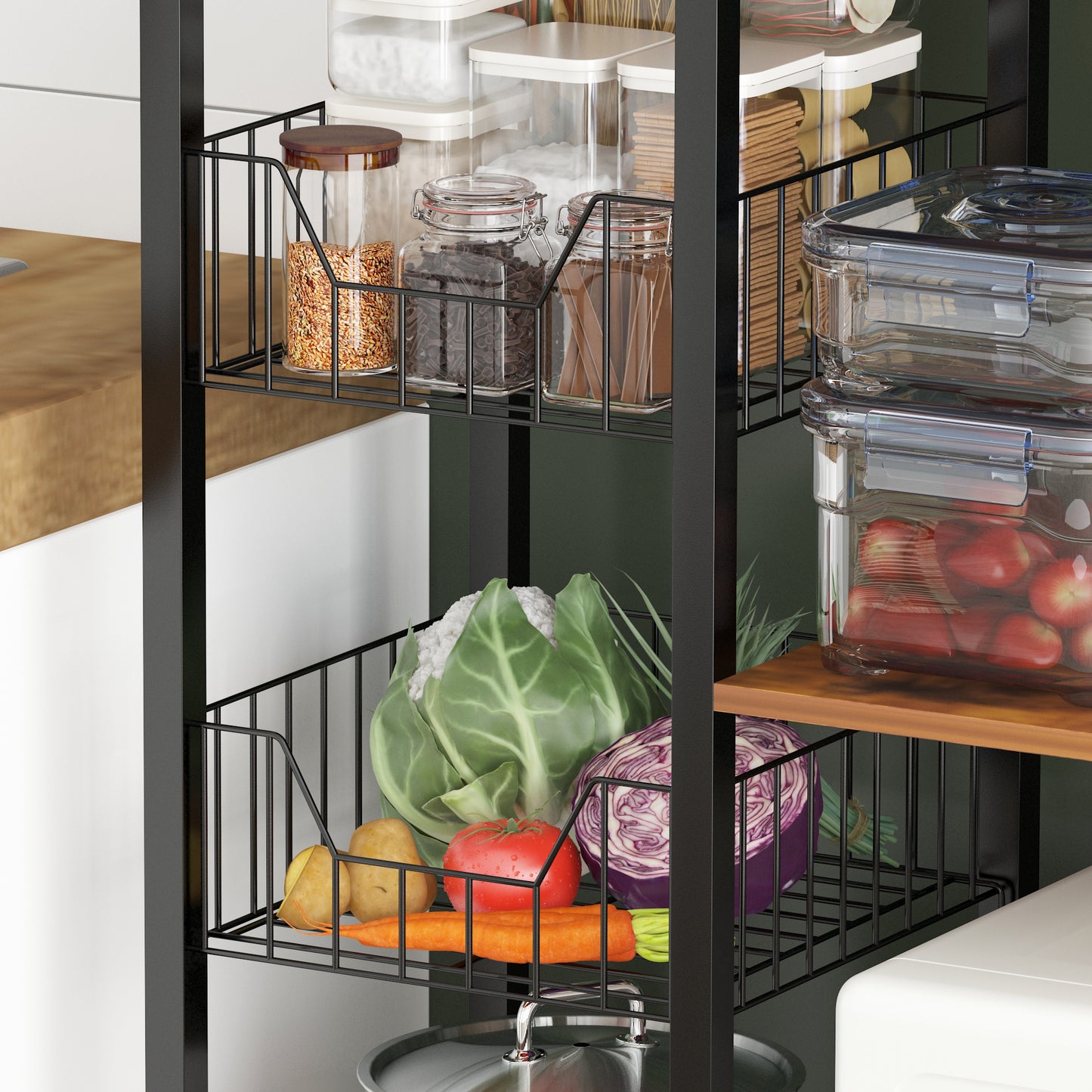 5-Tier Kitchen Bakers Rack