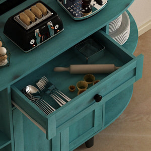 Sideboard Buffet Cabinet with Power Outlet