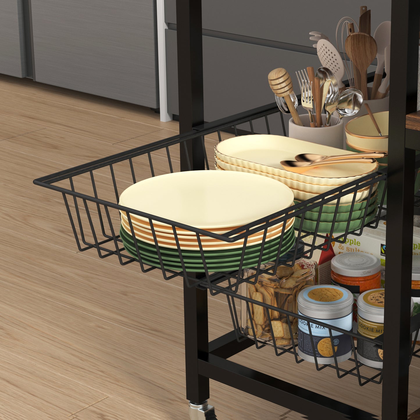 Kitchen Island with Power Outlet