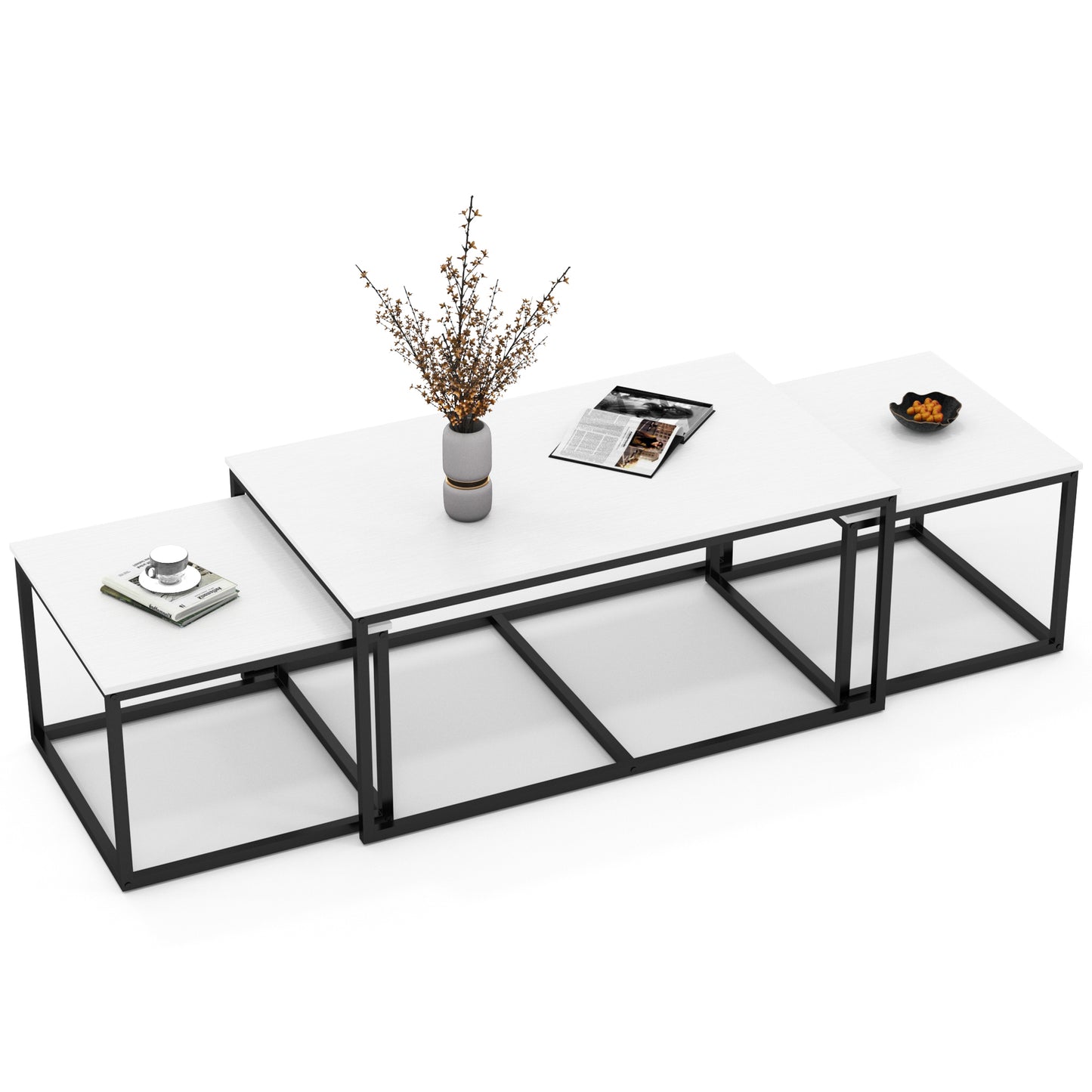 3 Pieces Nesting Coffee Tables