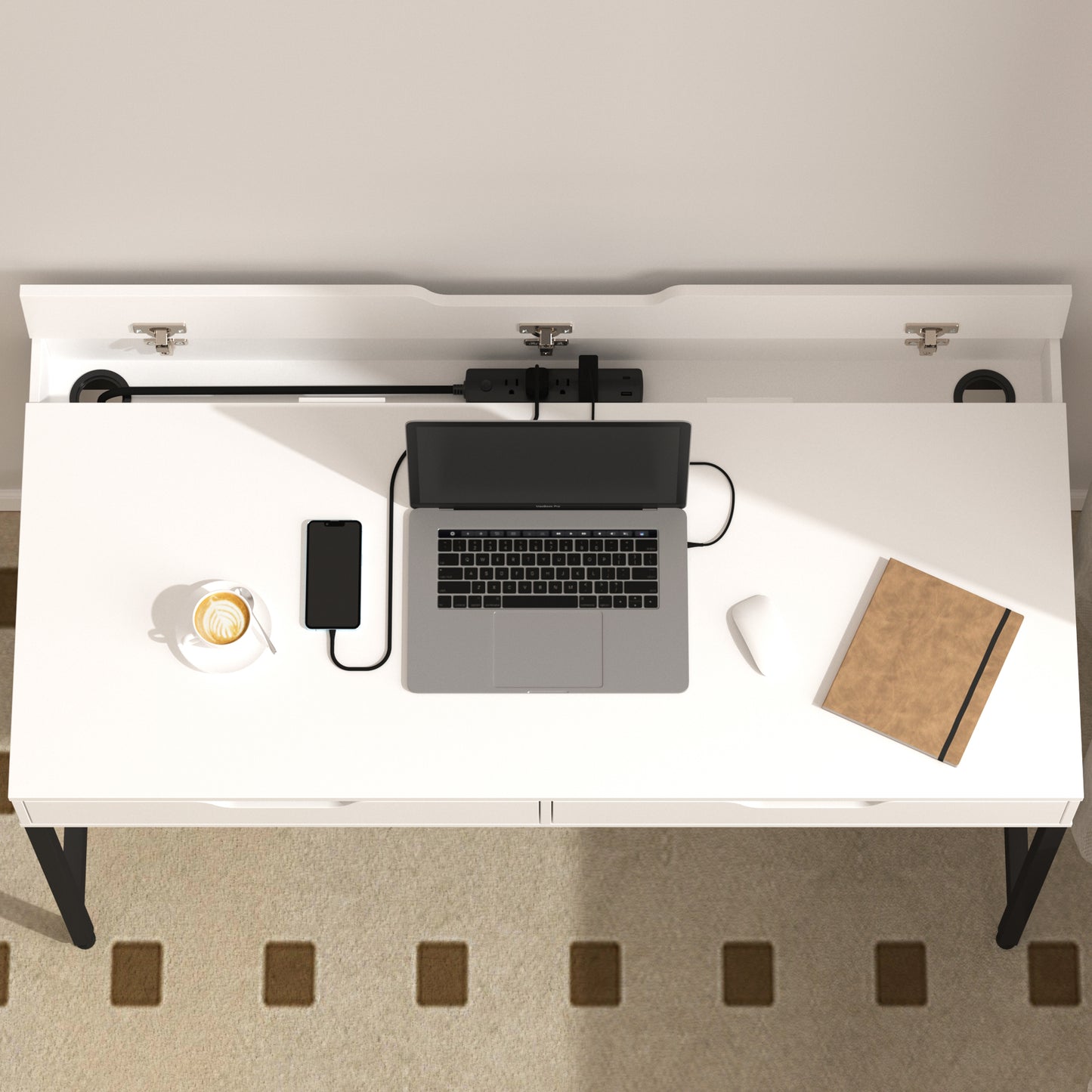 Writing Desk with Hidden Compartment