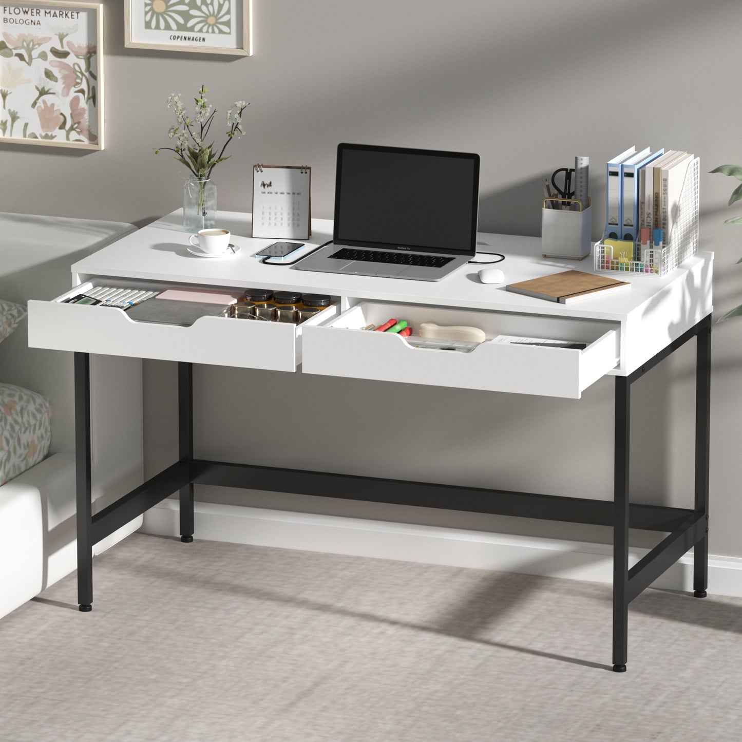 Writing Desk with Hidden Compartment