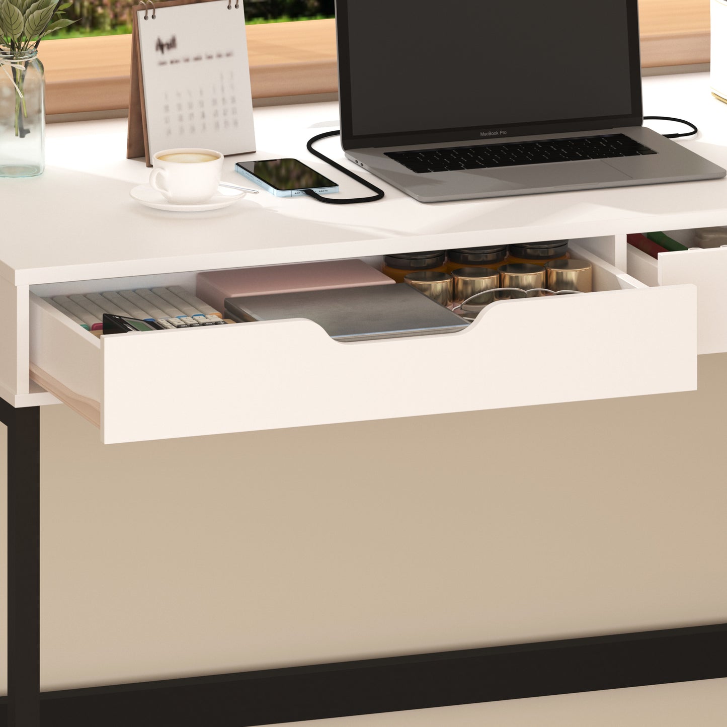 Writing Desk with Hidden Compartment