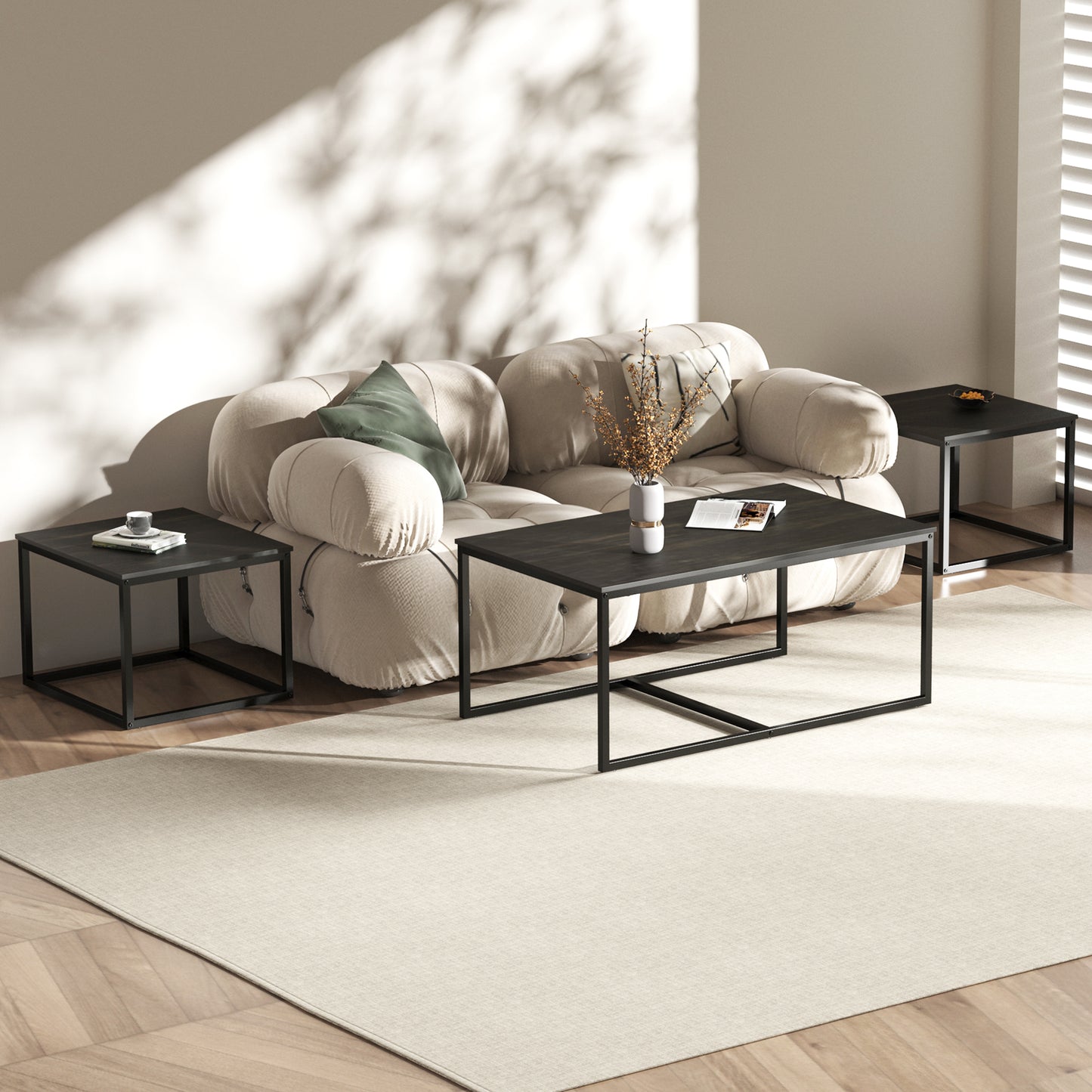 3 Pieces Nesting Coffee Tables