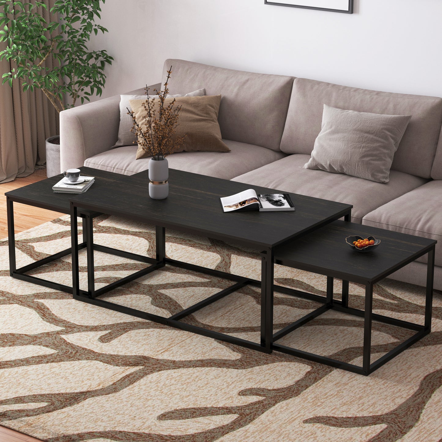 3 Pieces Nesting Coffee Tables