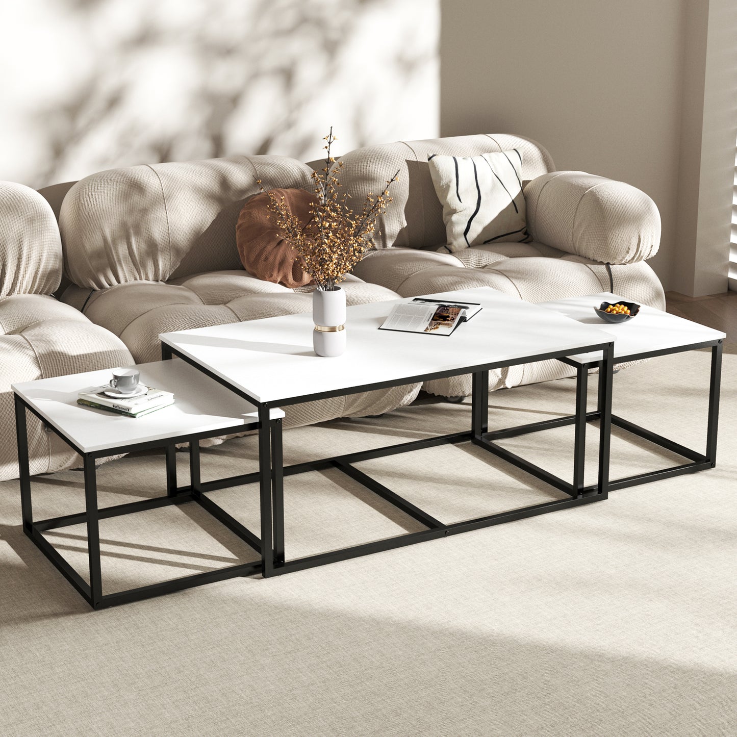 3 Pieces Nesting Coffee Tables