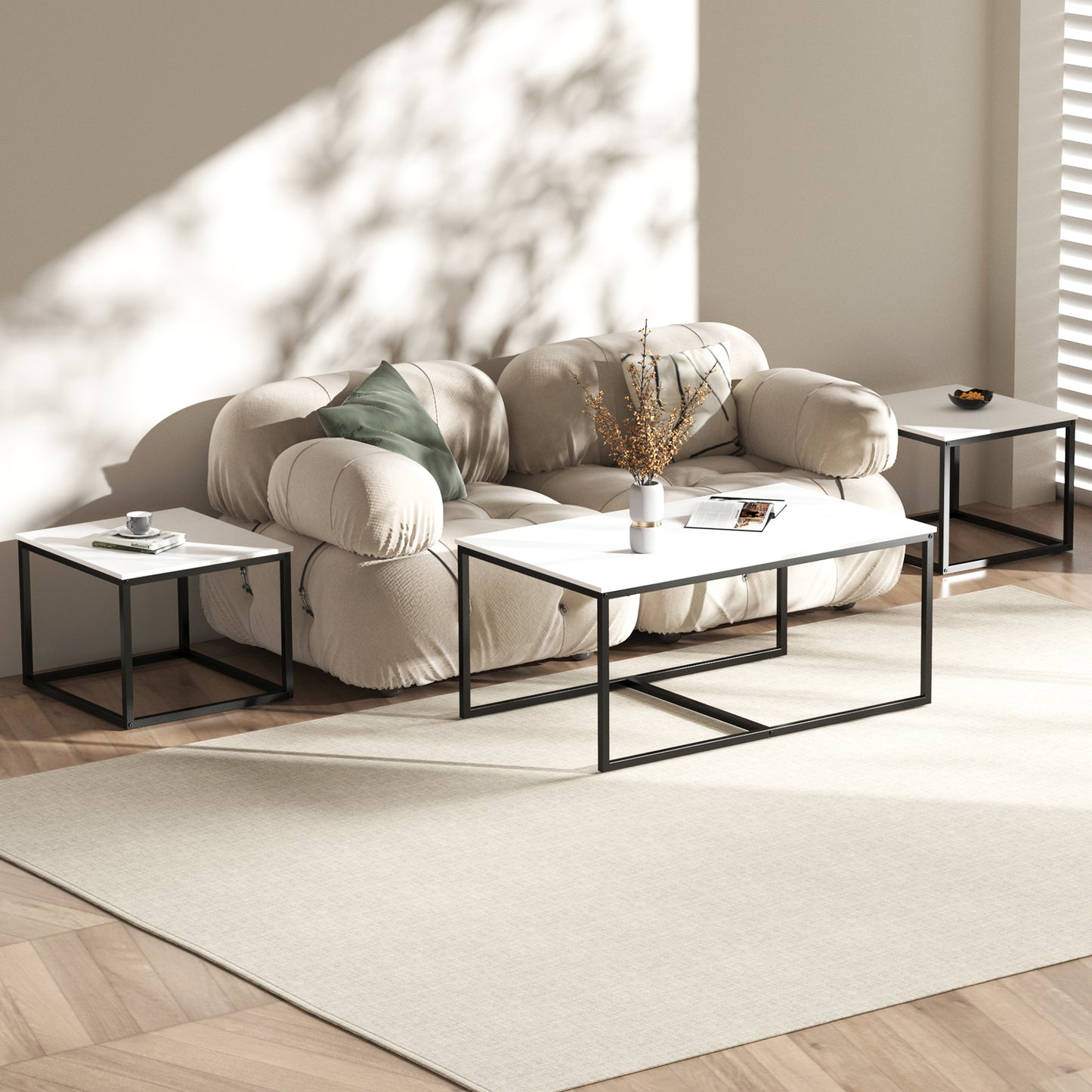 3 Pieces Nesting Coffee Tables