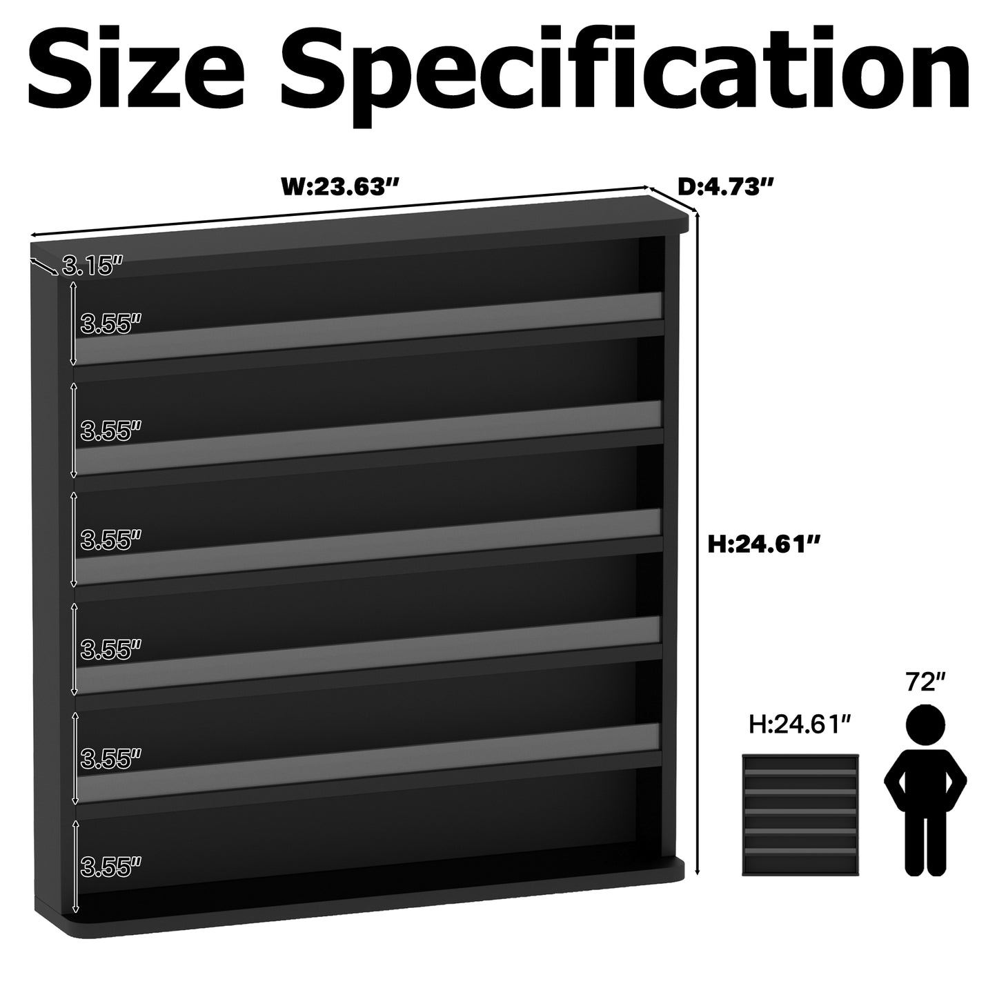 Nail Polish Rack Wall Mounted