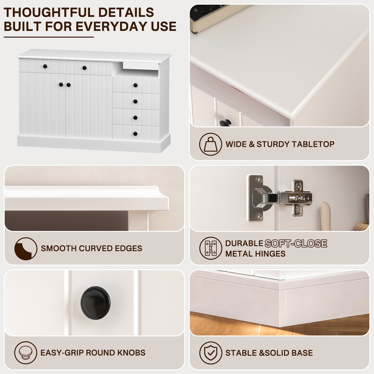 Sideboard Buffet with Storage